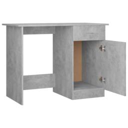 Berkfield Home Modern Desk Concrete Grey 100x50x76 cm Engineered Wood - Size: 100 x 50 x 76 cm - thumbnail 5