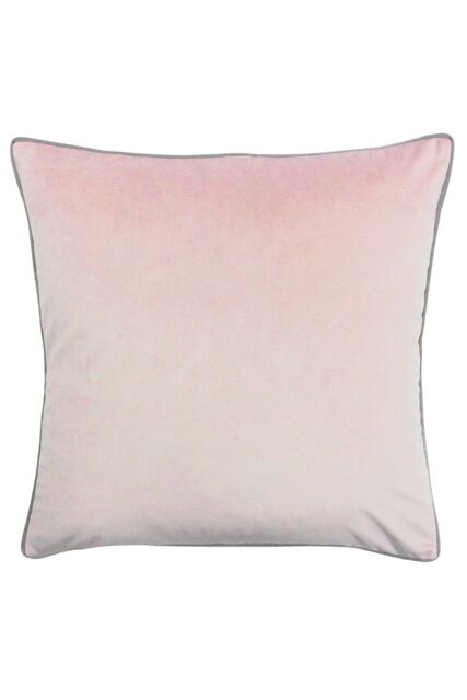 Furn Meridian Velvet Piped Cushion in Light Pink - Size: 55 cm x 55 cm - image 1