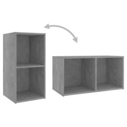 Berkfield Home TV Cabinets 4 pcs Concrete Grey 72x35x36.5 cm Engineered Wood - thumbnail 7