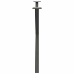 Berkfield Home Dining Table Legs X-Shaped 2 pcs Anthracite 90x(72-73) cm Steel in Black - thumbnail 6