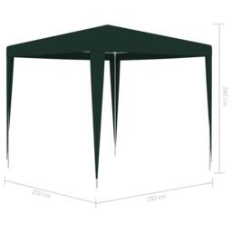 Berkfield Home Professional Party Tent 2.5x2.5 m Green 90 g/m ² - thumbnail 6