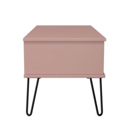 Ready Assembled 2 U Islay 1 Drawer Coffee Table (Ready Assembled) in Dusty Pink - Size: Medium - thumbnail 3