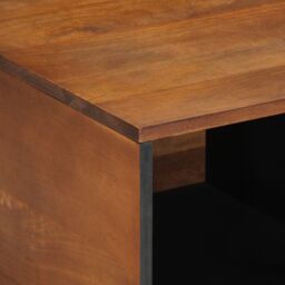 Berkfield Home Coffee Table 80x50x40 cm Solid Wood Mango in Brown - Size: 80 x 50 x 40 cm - thumbnail 6