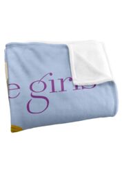 Warner Brothers Gilmore Girls Dog Logo Silky Touch Super Soft Throw Blanket 152x127cm in White - Size: 152x127 cm - thumbnail 3