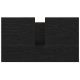 Berkfield Home Bathroom Basin Cabinet Black 60x34.5x60 cm - thumbnail 9