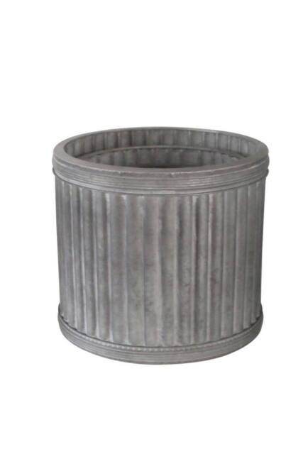 KDMD Tall Grey Creation Legacy Metal Planters Set of 3 - image 1