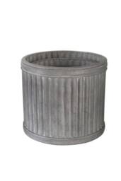 KDMD Tall Grey Creation Legacy Metal Planters Set of 3 - thumbnail 2