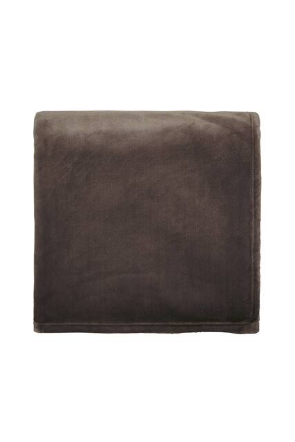 Helena Springfield 'Snug' Fleece Throw in Chocolate - Size: 140 cm x 180 cm - image 1