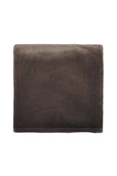Helena Springfield 'Snug' Fleece Throw in Chocolate - Size: 140 cm x 180 cm