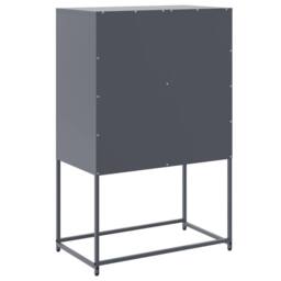 Berkfield Home Sideboard Anthracite 68.5x38.5x107 cm Steel in Dark Grey - thumbnail 8