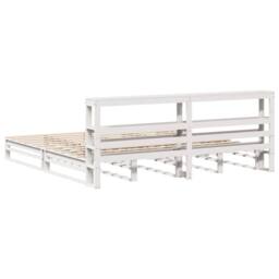 Berkfield Home Decorative Bed Frame without Mattress White 180x200 cm Super King - thumbnail 9