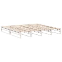 Berkfield Home Decorative Bed Frame without Mattress White 180x200 cm Super King - thumbnail 5