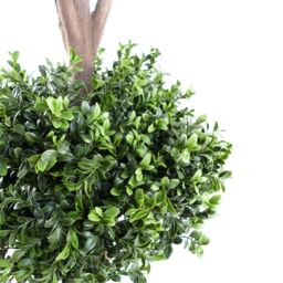 Leaf Buxus Triple Ball Artificial Tree UV Resistant Outdoor Topiary 120cm Botanik in Green - thumbnail 3