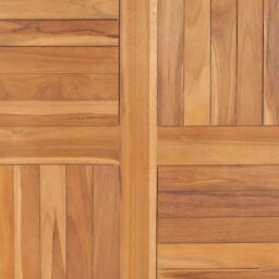 Berkfield Home Table Top Solid Teak Wood Round 2.5 cm 90 cm in Brown - thumbnail 5