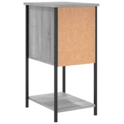 Berkfield Home Durable Bedside Cabinets 2 pcs Grey Sonoma 32x42x70 cm Engineered Wood - Size: 32 x 42 x 70 cm - thumbnail 9