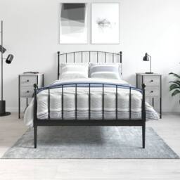 Berkfield Home Durable Bedside Cabinets 2 pcs Grey Sonoma 32x42x70 cm Engineered Wood - Size: 32 x 42 x 70 cm - thumbnail 2