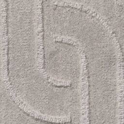 THE RUGS Vikosa Arcura Wool Rug Abstract Living Room in Light Grey - Size: 150 cm diameter - thumbnail 7