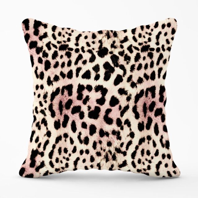 Warren Reed - Designer Leopard Hide Outdoor Cushion in Brown - Size: 45 cm x 45 cm - image 1