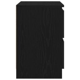 Berkfield Home TV Cabinet Black 40x35x54 cm Engineered Wood - Size: 40 x 35 x 54 cm - thumbnail 7