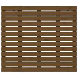 Berkfield Home Wall Headboard Honey Brown 126x3x91.5 cm Solid Wood Pine - thumbnail 4