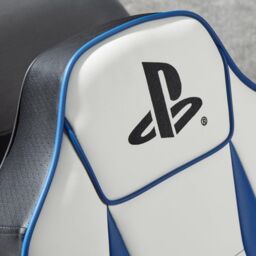 X Rocker PlayStation Geist Floor Rocker Gaming Chair for Kids in White - thumbnail 3