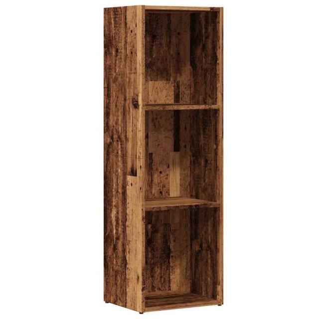 Berkfield Home Book Cabinet Old Wood 36x30x114 cm Engineered Wood in Brown - Size: 36 x 30 x 114 cm - image 1