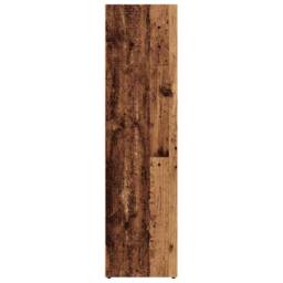 Berkfield Home Book Cabinet Old Wood 36x30x114 cm Engineered Wood in Brown - Size: 36 x 30 x 114 cm - thumbnail 6