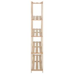 Berkfield Home 5-Tier Storage Rack 170x28.5x170 cm Solid Pinewood in Brown - thumbnail 3