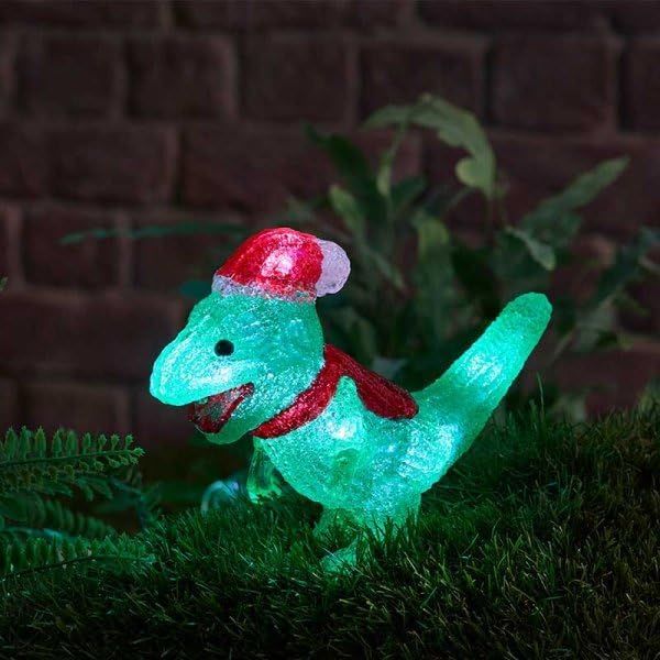 Marco Paul Dinosaur Christmas Lights - Novelty LED Light in Green - image 1