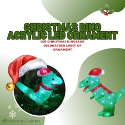 Marco Paul Dinosaur Christmas Lights - Novelty LED Light in Green - thumbnail 4