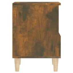 Berkfield Home Bedside Cabinets 2 pcs Smoked Oak 40x35x50 cm in Brown - Size: 40 x 35 x 50 cm - thumbnail 9