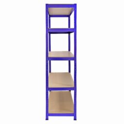Monstershop 4 x 90cm Blue Storage Racks with 4200kg Capacity, Free Bay Connectors - Size: 4 x 90 cm - thumbnail 5