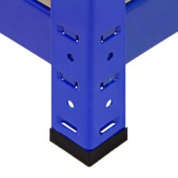 Monstershop 4 x 90cm Blue Storage Racks with 4200kg Capacity, Free Bay Connectors - Size: 4 x 90 cm - thumbnail 9