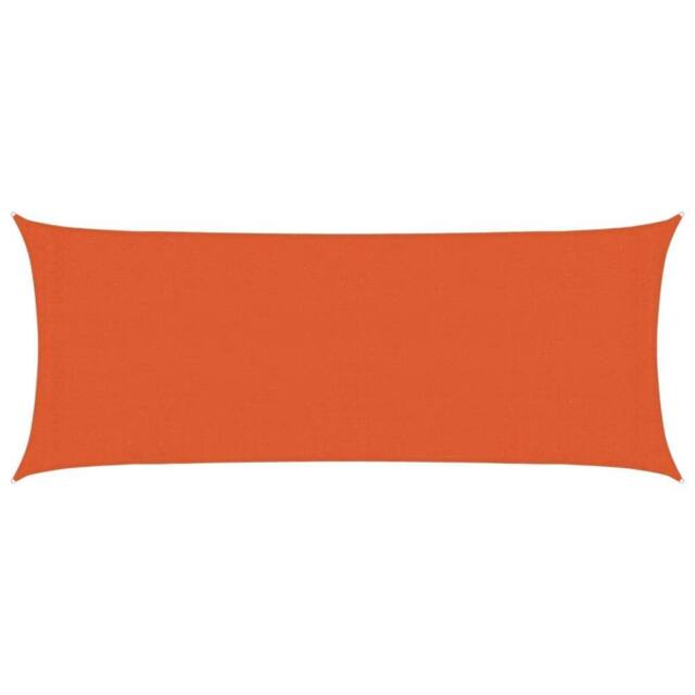 Berkfield Home Sunshade Sail 160 g/m ² Orange 2x5 m HDPE - image 1