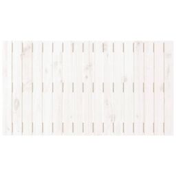 Berkfield Home Wall Headboard White 108x3x60 cm Solid Wood Pine - Size: 108 x 3 x 60 cm - thumbnail 4