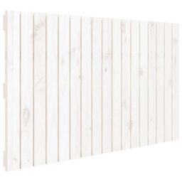 Berkfield Home Wall Headboard White 108x3x60 cm Solid Wood Pine - Size: 108 x 3 x 60 cm - thumbnail 2