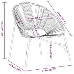 Berkfield Home Beautiful Garden Egg Chair Black Poly Rattan - thumbnail 8