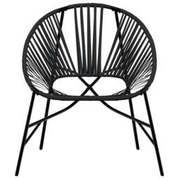 Berkfield Home Beautiful Garden Egg Chair Black Poly Rattan - thumbnail 4