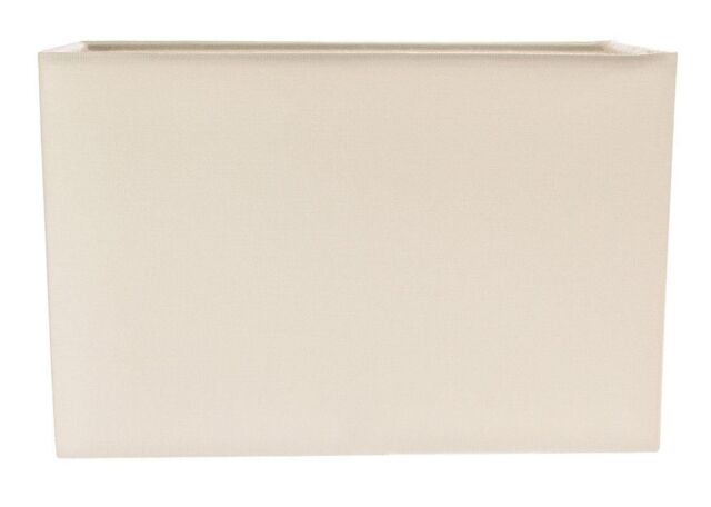 Happy Homewares Contemporary & Stylish Linen Fabric Lamp Shade in Cream - Size: 12 inches - image 1