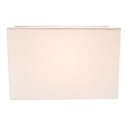 Happy Homewares Contemporary & Stylish Linen Fabric Lamp Shade in Cream - Size: 12 inches - thumbnail 2