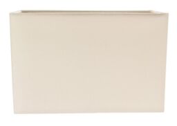 Happy Homewares Contemporary & Stylish Linen Fabric Lamp Shade in Cream - Size: 12 inches - thumbnail 1
