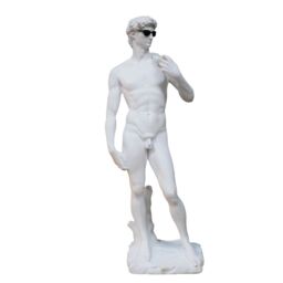 Gifts Direct 2 U Cool Dave Michelangelo David Statue with Sunglasses - White Ornament 31cm - thumbnail 1