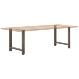Berkfield Home Coffee Table Legs Natural Steel 2 pcs 70x(72-73) cm Steel in Grey - thumbnail 8