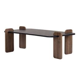 CALICOSY Rectangular Coffee Table, 120 Cm Long - ELOI in Black - thumbnail 4
