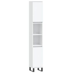 Berkfield Home 3 Piece Bathroom Furniture Set White Engineered Wood - thumbnail 5