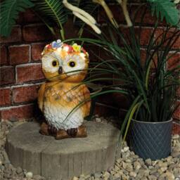 St Helens Female OWL With Light Up Head band in Brown