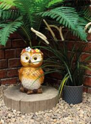 St Helens Female OWL With Light Up Head band in Brown - thumbnail 2