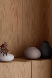 Blomus Nona Set of 3 Porcelain Vases - Bark/Micro Chip - thumbnail 2