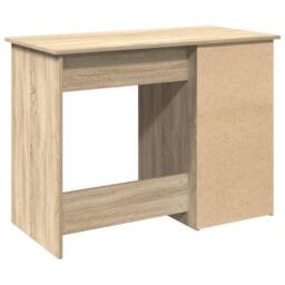 Berkfield Home Desk Sonoma Oak 102x50x75 cm Engineered Wood in Light Brown - Size: 102 x 50 x 75 cm - thumbnail 7