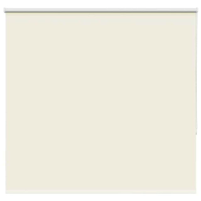 Berkfield Home Roller Blind Blackout Off-White 150x175 cm Fabric Width 146.6 cm Polyester in White - image 1